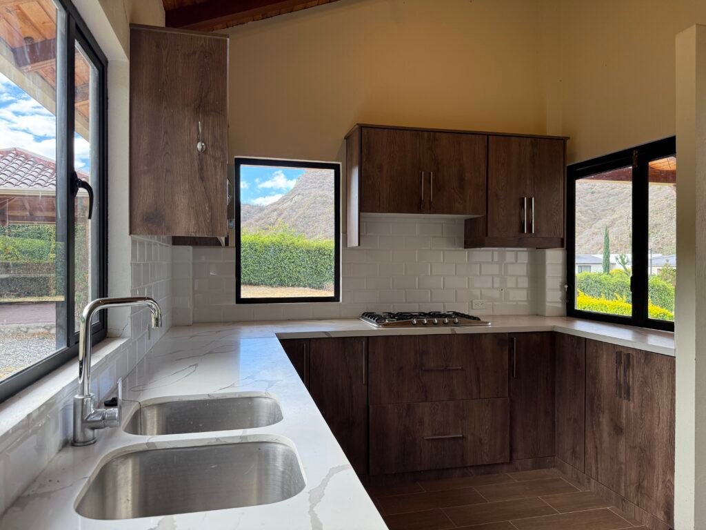 Kitchen interior in the Vista Bella house