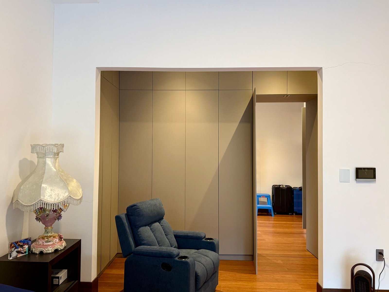 Private elevator interior serving the penthouse