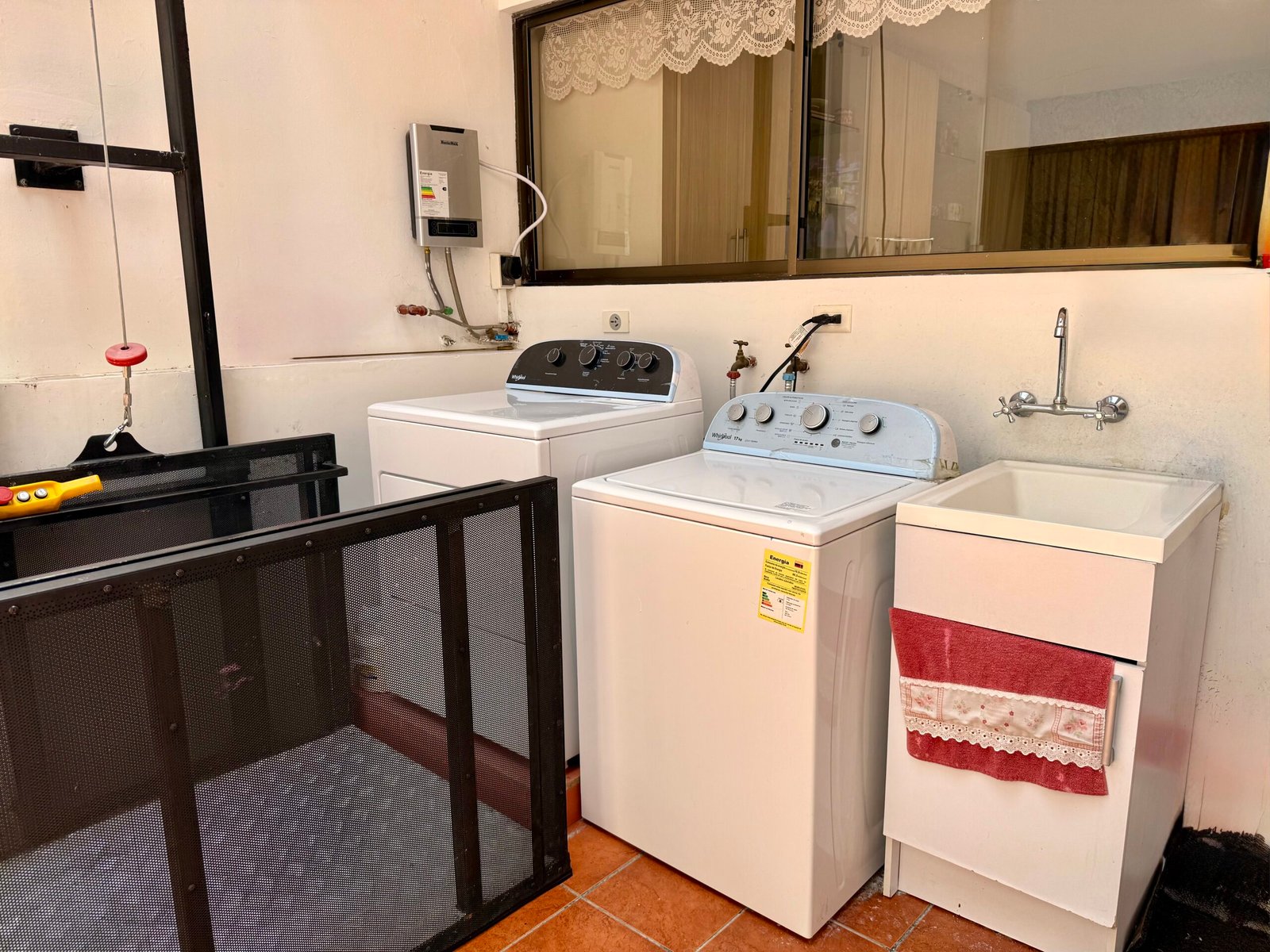 Full bathroom with vanity and mirror