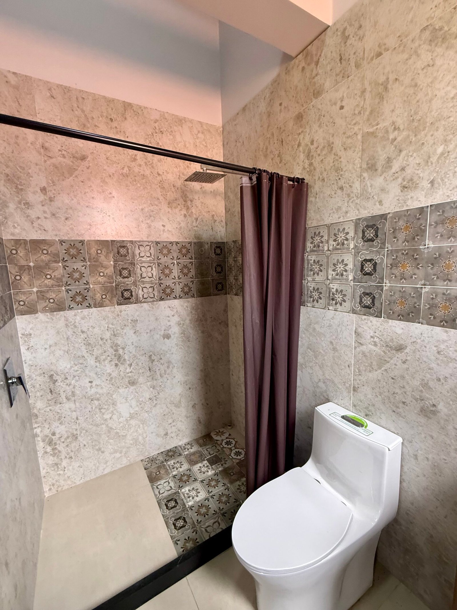 Full bathroom with walk-in shower